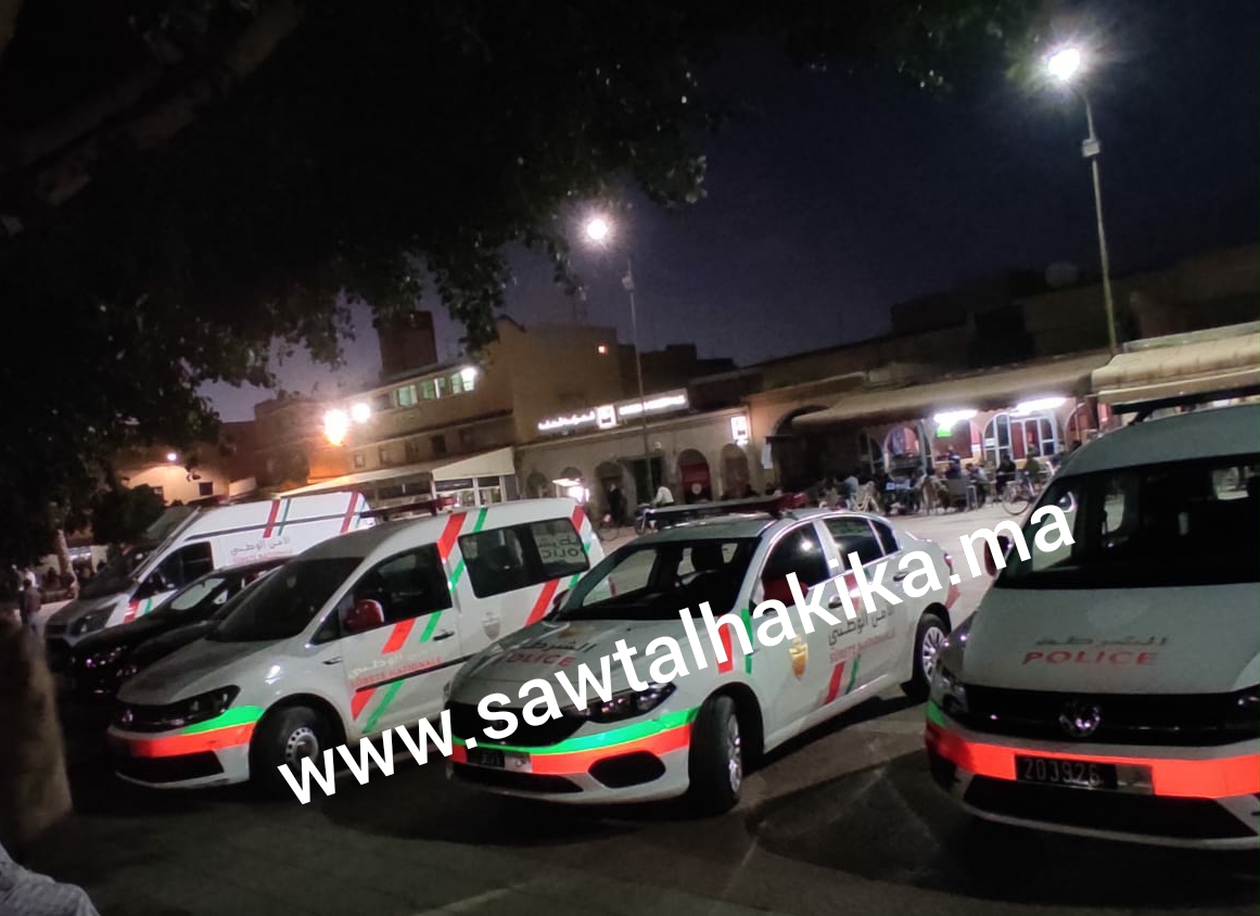 أمن تارودانت يشن حملة واسعة النطاق بأحياء المدينة