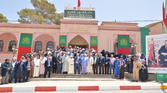 بالصور: الكاتب العام لعمالة اقليم تارودانت يشرف على تدشين دار اللوز بإغرم