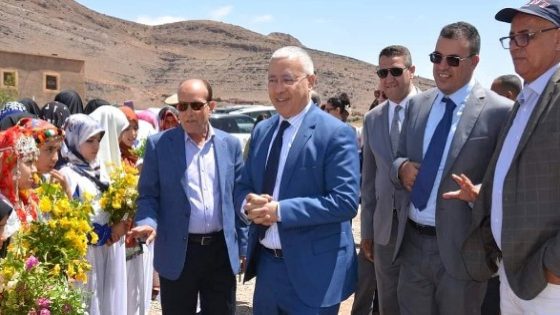 بالصور: الكاتب العام لعمالة إقليم تارودانت يشرف على تدشين مشروعين هامين للماء الصالح للشرب والتطهير السائل بتزيرت جماعة إمي نتيارت