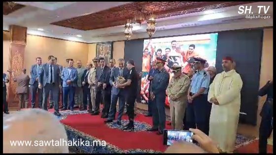عامل اقليم القنيطرة يترأس حفل التكريم والتتويج المنتخب المغربي لكرة القدم”االفوتصال”المتوج بكأس العرب للمرة الثالثة على التوالي.