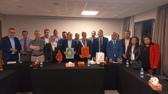 رئيس جماعة القنيطرة يستقبل وفدا من بلدية EVREUX الفرنسية في اطار التعاون الدولي اللامركزي للجماعات