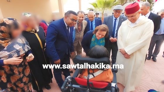 تارودانت: وزيرة التضامن والادماج الاجتماعي والأسرة عواطف حيار في زيارة تفقدية لعدد من المراكز الاجتماعية